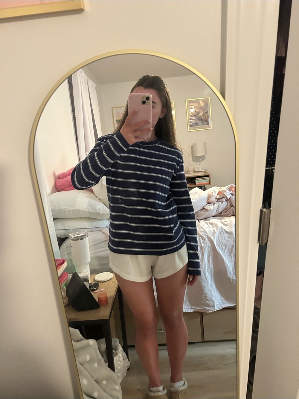 PARKE navy striped long sleeve top (maggie and emma collection)